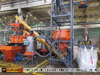 На производственной площадке в Москве произведены пусконаладочные работы смесительного узла на базе бетоносмесителя EUROMIX 600.750.
