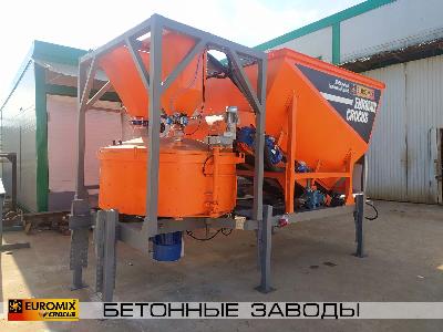 Клиенту из Новосибирска произведена поставка мобильного бетонного завода EUROMIX CROCUS 20/750.2